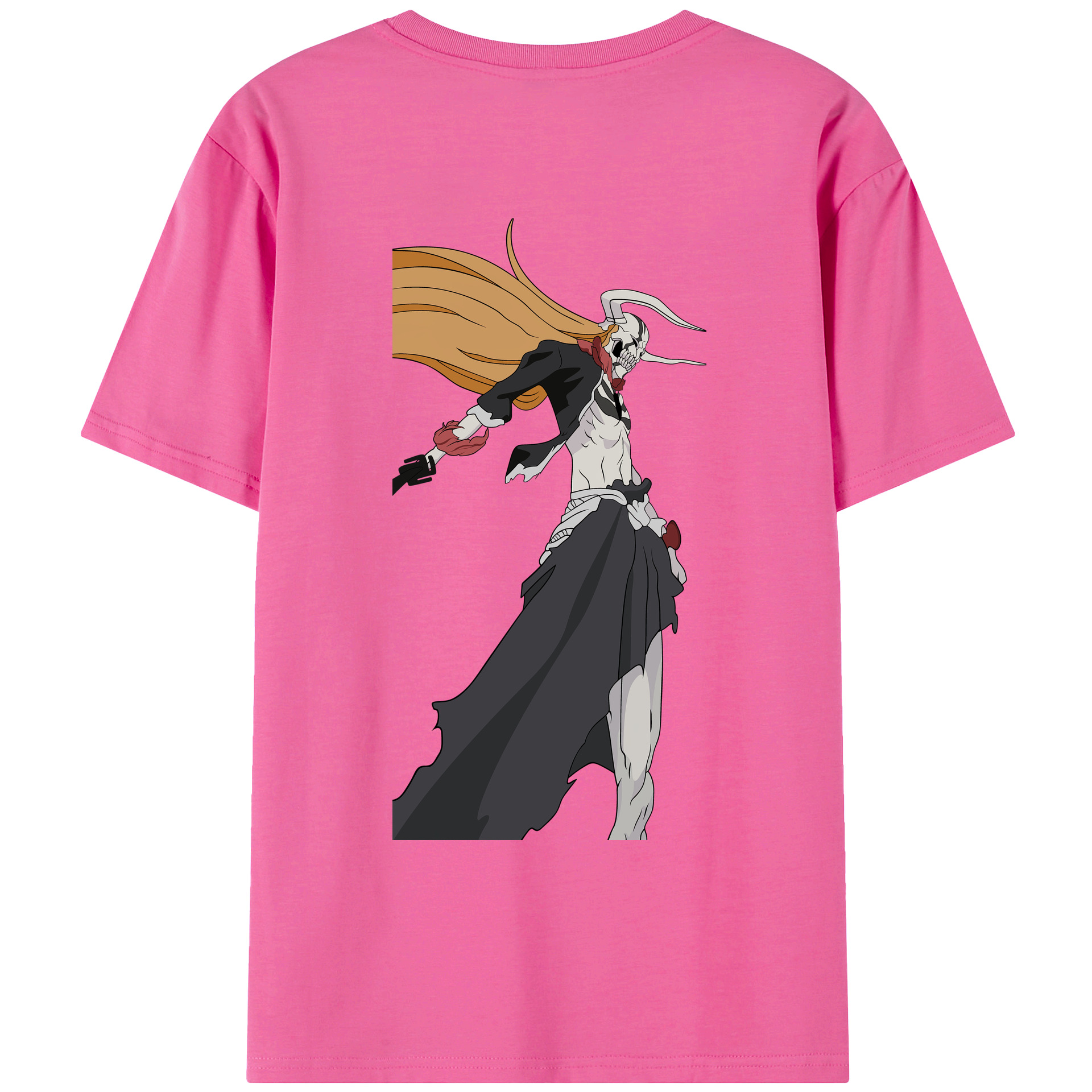 （画像用） ブリーチ 黒崎一護（くろさき いちご）BLEACH Kurosaki Ichigo レディース半袖Tシャツ(バックプリント)